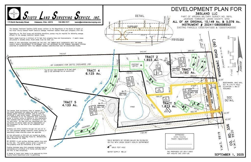 0 Winnemac Road #Tract 3, Richwood, OH 43344