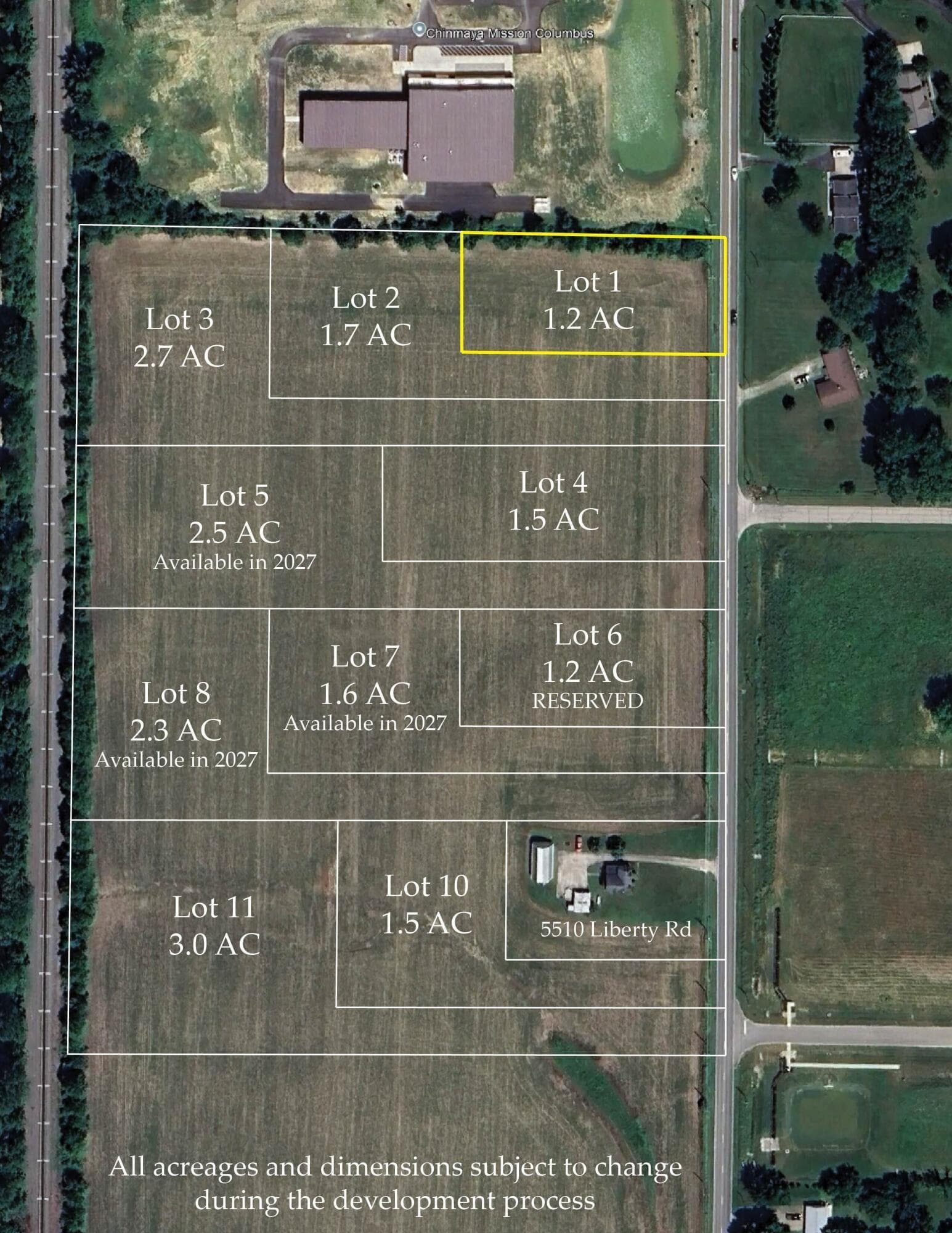 0 Liberty Road #Tract 1, Powell, OH 43065