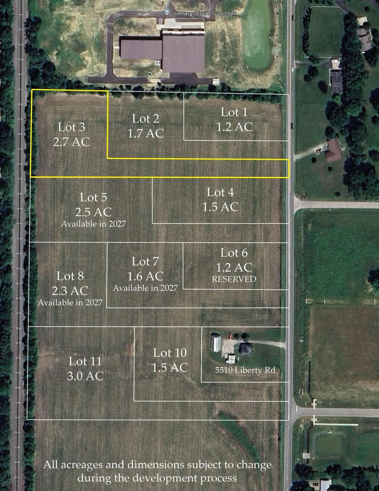 0 Liberty Road #Tract 3, Powell, OH 43065