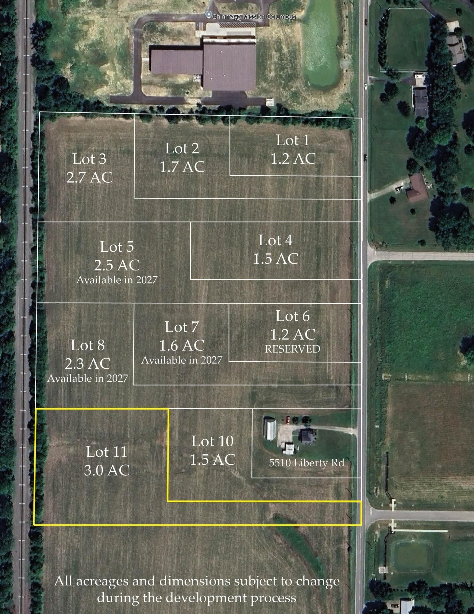 0 Liberty Road #Tract 11, Powell, OH 43065